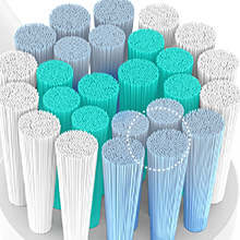 Capçals de recanvi de raspall de dents elèctric professional Truges Dupont extra suaus Capçals de raspall de neteja per a Oral-b (3)