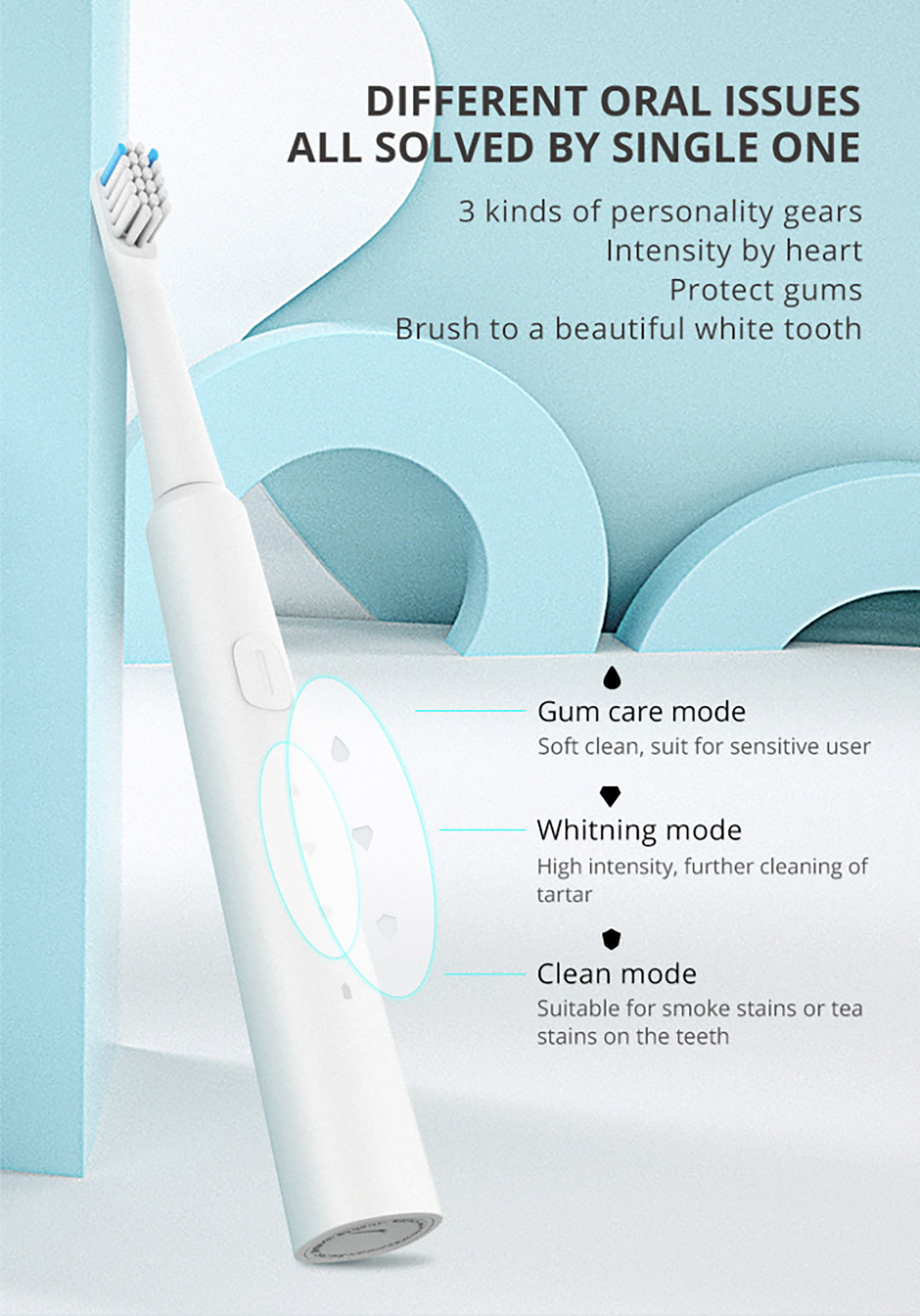 Customized Wholesale Sonic Rechargeable Home Portable Electric Toothbrush With 3 Modes (1)