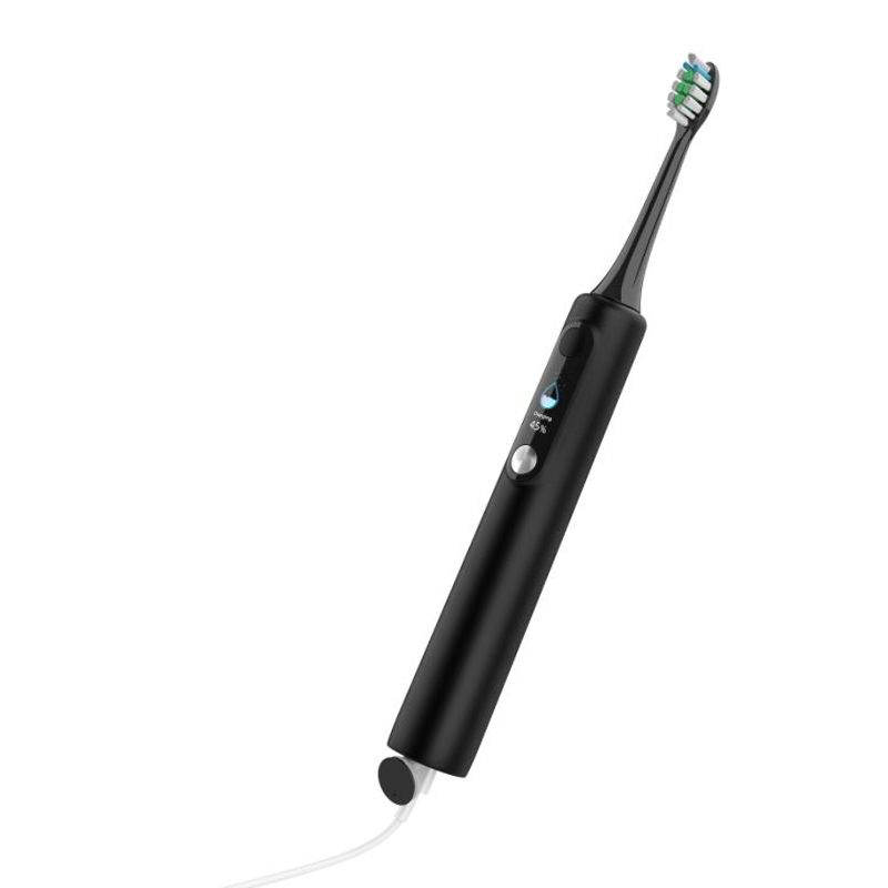 This LCD display toothbrush with convenient usb cable for charging and nice packing box.